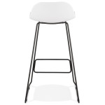 Paris Prix Tabouret De Bar "Blitz" 95cm Blanc & Noir