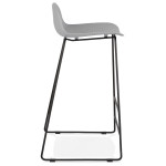Paris Prix Tabouret De Bar "Blitz" 95cm Gris & Noir