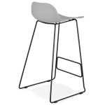 Paris Prix Tabouret De Bar "Blitz" 95cm Gris & Noir
