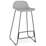 paris prix Tabouret de Bar "Blitz" 95cm Gris & Noir