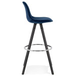 Paris Prix Tabouret De Bar "Caneo" 97cm Bleu & Noir