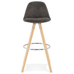 Paris Prix Tabouret De Bar "Caneo" 97cm Gris & Naturel