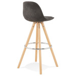 Paris Prix Tabouret De Bar "Caneo" 97cm Gris & Naturel