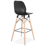 Paris Prix Tabouret De Bar Design "Carno" 111cm Noir
