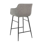 Paris Prix Tabouret De Bar Design "Célia" 96cm Gris