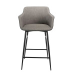 Paris Prix Tabouret De Bar Design "Célia" 96cm Gris
