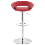 Paris Prix Tabouret De Bar Design "City" 100cm Rouge