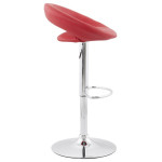 Paris Prix Tabouret De Bar Design "City" 100cm Rouge