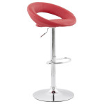 paris prix Tabouret de Bar Design "City" 100cm Rouge