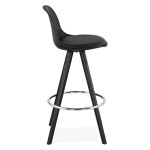 Paris Prix Tabouret De Bar Design "Edala" 85cm Noir