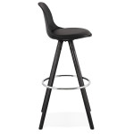 Paris Prix Tabouret De Bar Design "Edala" 95cm Noir