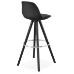 Paris Prix Tabouret De Bar Design "Edala" 95cm Noir