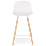 Paris Prix Tabouret De Bar Design "Grano" 89cm Blanc