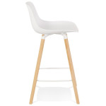 Paris Prix Tabouret De Bar Design "Grano" 89cm Blanc
