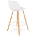 Paris Prix Tabouret De Bar Design "Grano" 89cm Blanc