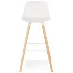 Paris Prix Tabouret De Bar Design "Grano" 99cm Blanc