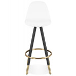 Paris Prix Tabouret De Bar Design "Kris" 87cm Blanc