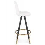 Paris Prix Tabouret De Bar Design "Kris" 87cm Blanc