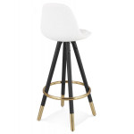 Paris Prix Tabouret De Bar Design "Kris" 87cm Blanc