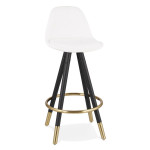 paris prix Tabouret de Bar Design "Kris" 87cm Blanc