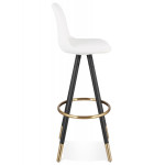 Paris Prix Tabouret De Bar Design "Kris" 97cm Blanc