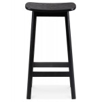 Paris Prix Tabouret De Bar En Bois "Sung" 66cm Noir