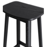 Paris Prix Tabouret De Bar En Bois "Sung" 66cm Noir