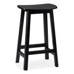 paris prix Tabouret de Bar en Bois "Sung" 66cm Noir