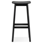 Paris Prix Tabouret De Bar En Bois "Sung" 76cm Noir