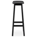 Paris Prix Tabouret De Bar En Bois "Sung" 76cm Noir
