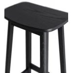 Paris Prix Tabouret De Bar En Bois "Sung" 76cm Noir