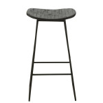 Paris Prix Tabouret De Bar En Bois "Teck" 74cm Noir