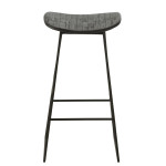 Paris Prix Tabouret De Bar En Bois "Teck" 74cm Noir