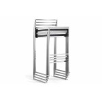 Paris Prix Tabouret De Bar "Karl" 87cm Noir