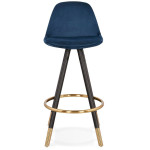 Paris Prix Tabouret De Bar "Krill" 87cm Bleu & Noir