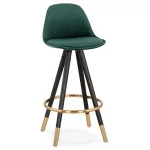 paris prix Tabouret de Bar "Krill" 87cm Vert & Noir