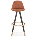 Paris Prix Tabouret De Bar "Krill" 97cm Marron & Noir