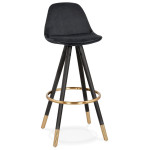 paris prix Tabouret de Bar "Krill" 97cm Noir