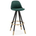 paris prix Tabouret de Bar "Krill" 97cm Vert & Noir
