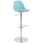 paris prix Tabouret de Bar "Queen" 81-104cm Bleu