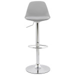 Paris Prix Tabouret De Bar "Queen" 81-104cm Gris