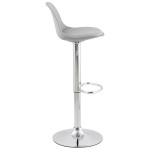 Paris Prix Tabouret De Bar "Queen" 81-104cm Gris