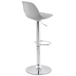 Paris Prix Tabouret De Bar "Queen" 81-104cm Gris