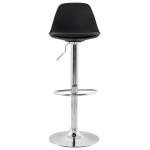 Paris Prix Tabouret De Bar "Queen" 81-104cm Noir