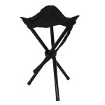 paris prix Tabouret de Camping "Pliable" 45cm Noir
