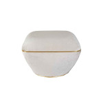 Paris Prix Tabouret Design "Contessa" 60cm Taupe & Or