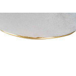 Paris Prix Tabouret Design "Contessa" 60cm Taupe & Or