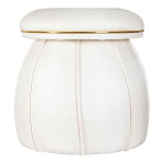 paris prix Tabouret Design "Corin" 55cm Ivoire & Or