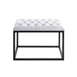 Paris Prix Tabouret Design "Olmida" 60cm Gris & Noir