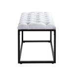 Paris Prix Tabouret Design "Olmida" 60cm Gris & Noir